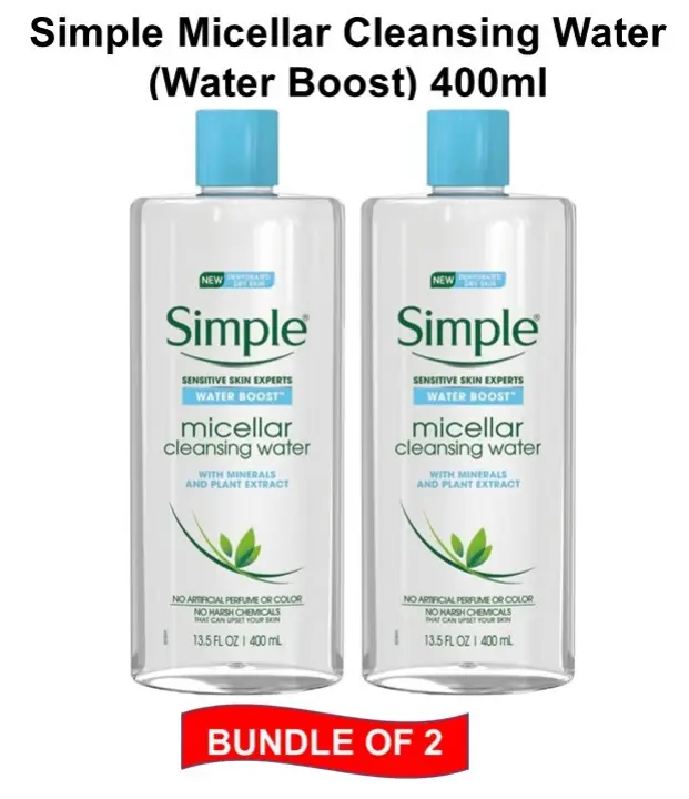 simple micellar water water boost
