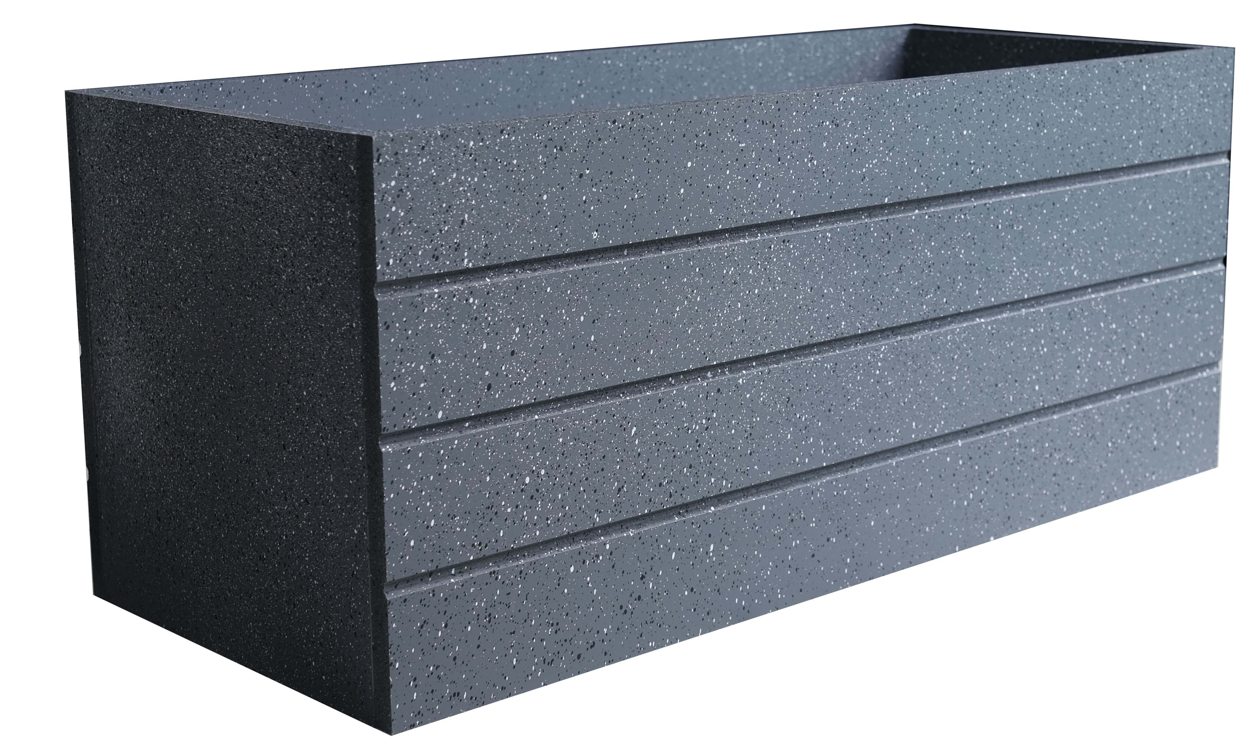 Chậu composite hình chữ nhật 50*20*25 ( màu giả đá) Home Việt
