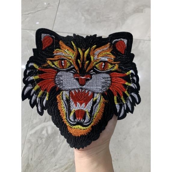 Miếng Sticker Thêu Ủi hinh sói