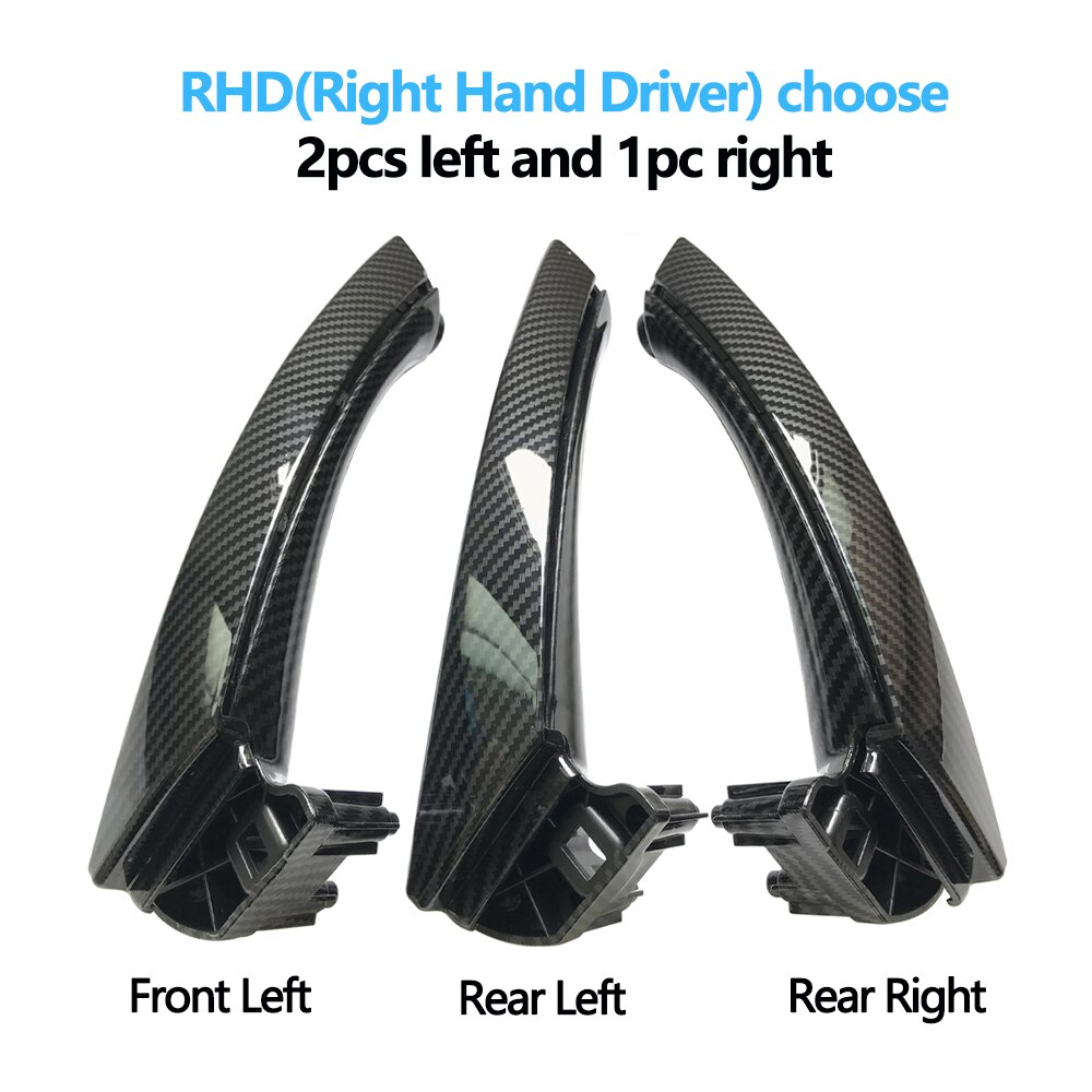 Left Right Interior Door Inside Handle With Handle Cover Trim Replacement For BMW 3 Series E90 E91 E92 316I 318I 320I 325I 328I
