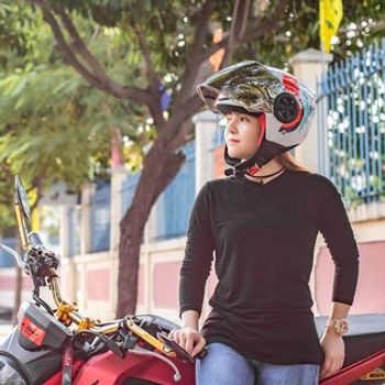Mũ bảo hiểm 3/4 YOHE 851 (màu tem) - GARA20