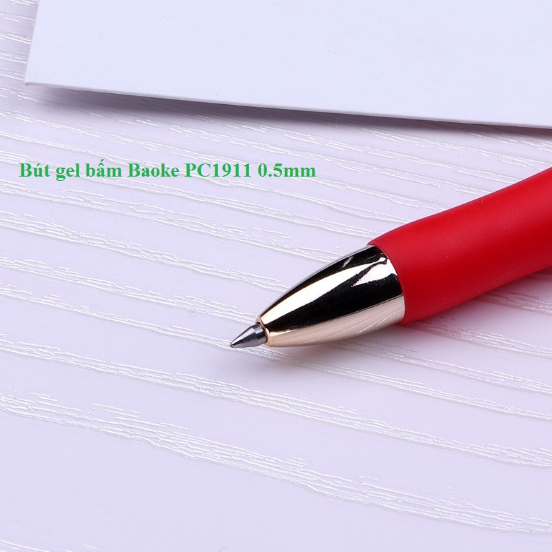 Bút gel bấm Baoke PC1911 0.5mm