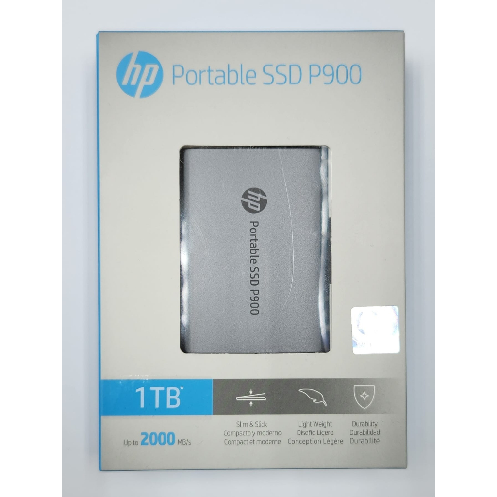 HP Portable External SSD P900 512GB/1TB/2TB Super Slim USB 3.2 Type-C ...