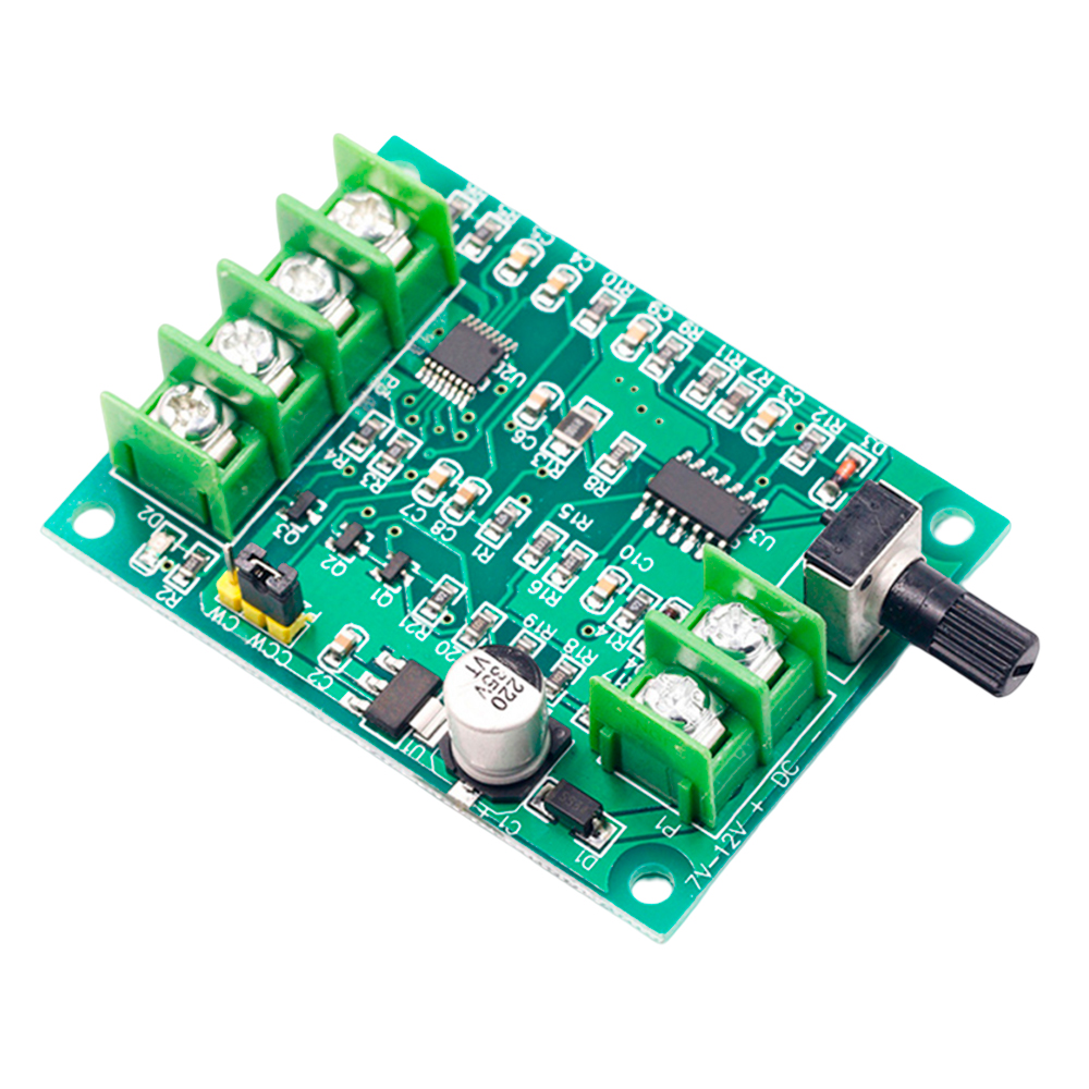 Dipprun dc 7v-12v brushless dc motor driver controller board with reverse voltage over current protection for hard drive motor 3/4 wire