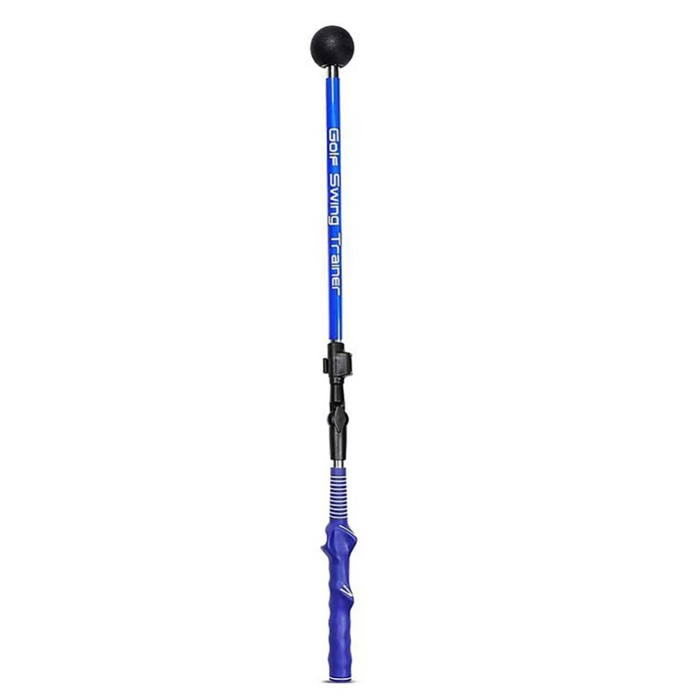 HERWK Golf Tools Folding Exerciser Training Golf Exercises Scientific Golf Beginners Telescopic Golf Corrector Practice Swing Trainer Aid Golf Swing Aligners Golf Swing Training Aid Stick