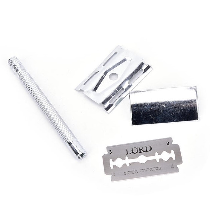 Safety Razor Metal Double-edged Shaving Razor Manual Mustache Removal Traditional Shaving Tool For Hotel Home Travel. 