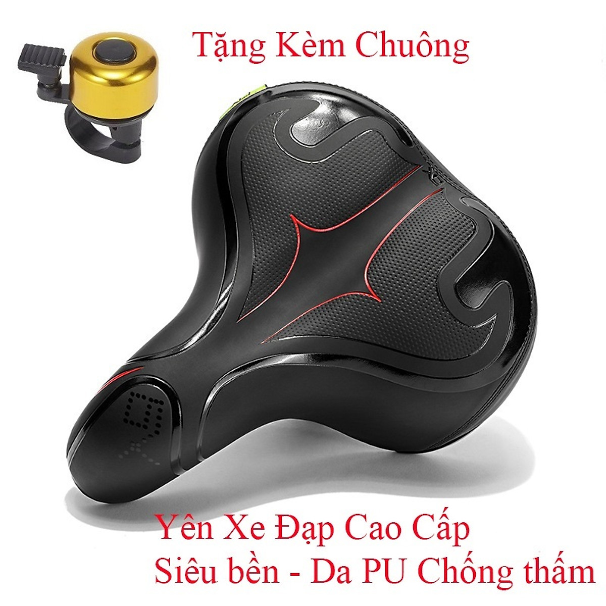 Yên xe đạp - Tặng kèm chuông - 02