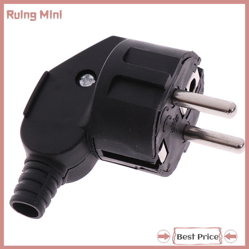 Ruing Eu AC Power Adapter Socket 16A 250V Connector Cable Electrical Detachable Plug