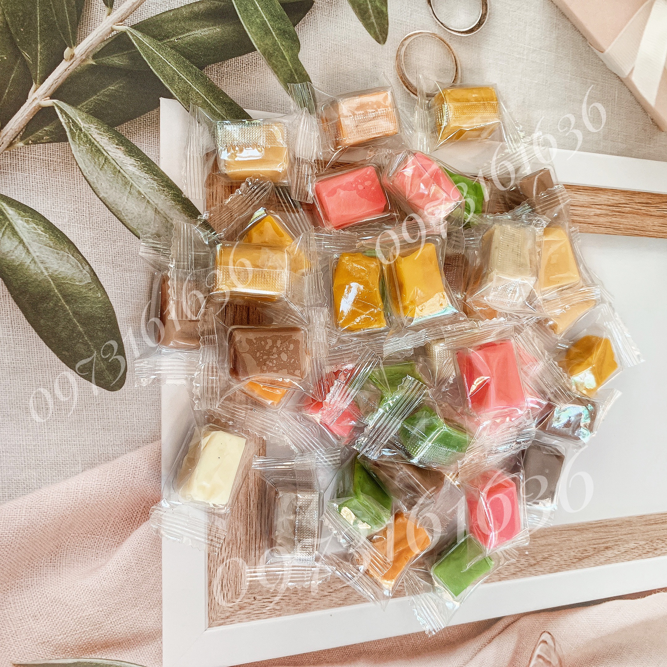 Kẹo dừa thập cẩm mix vị Bến Tre - Đồ ăn vặt