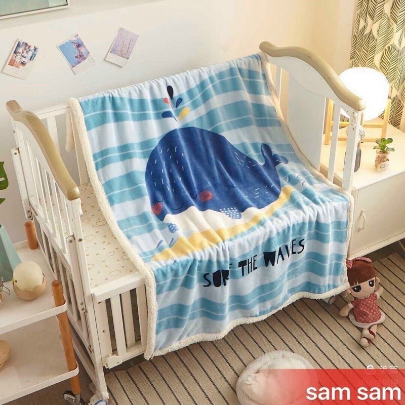 Chăn Lông Cừu Cho Bé Mẫu Mới siêu cute