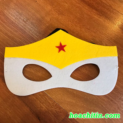 Mặt Nạ Nỉ Nửa Mặt Siêu Anh Hùng Nữ