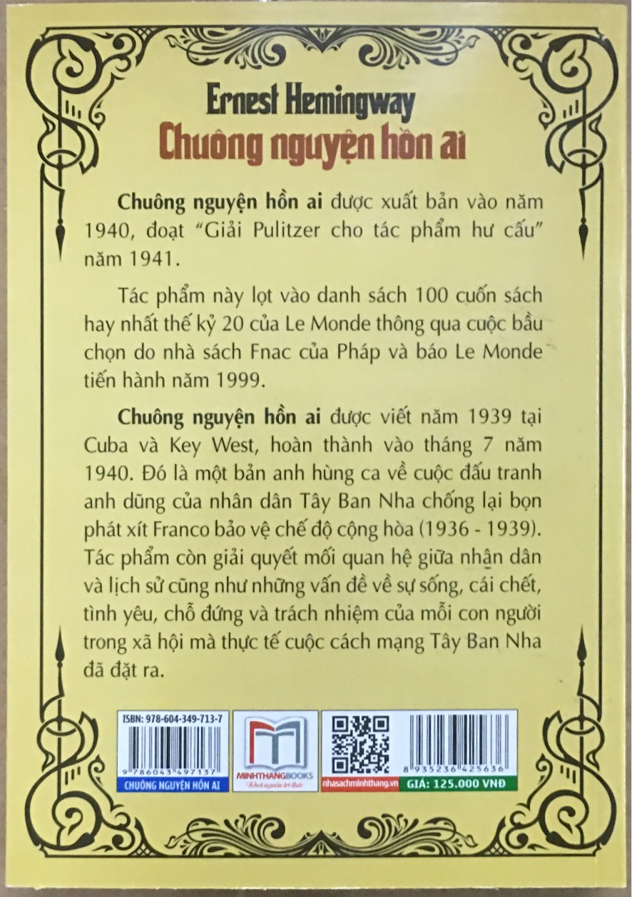 Chuông nguyện hồn ai (bìa mềm)