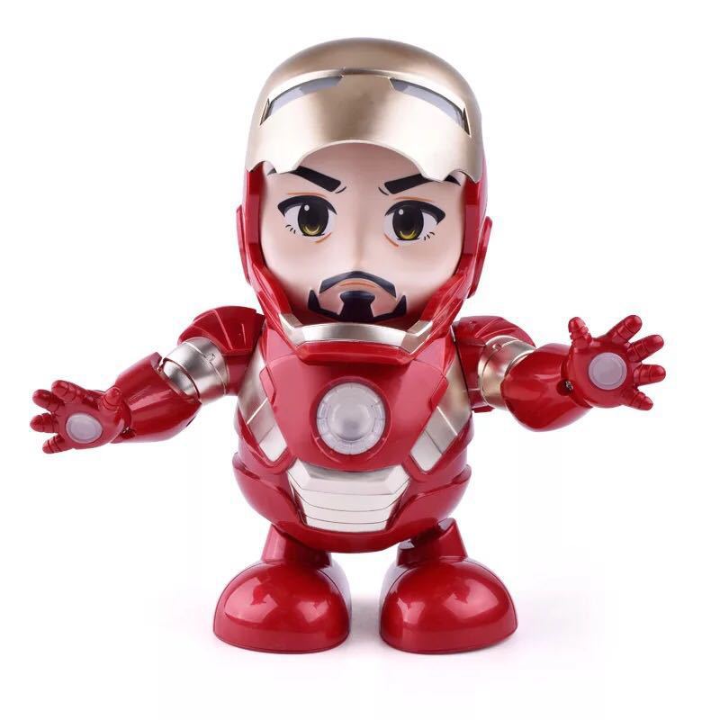 Đồ Chơi Robot Iron Man Người Sắt Nhảy Múa Có Đèn Và Nhạc