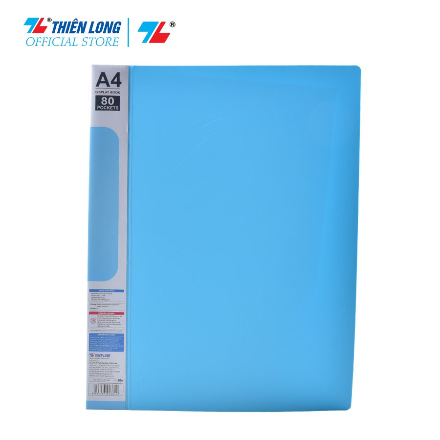 Bìa 80 lá a4 tl flexoffice fo-db010- sức chứa 400 tờ a4 80gsm