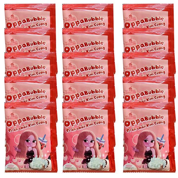 Trân Châu Oppa Bubble Ăn Liền 350gram ( 35gram * 10 Gói )