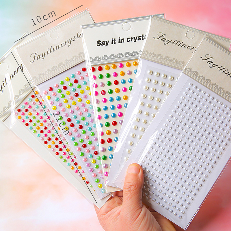 Acrylic Nhiều Màu Nhãn dán chấm Tạp Chí tự làm đa năng dán
