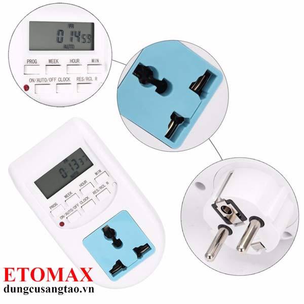 Đồng hồ đo điện áp cắm điện phát sáng