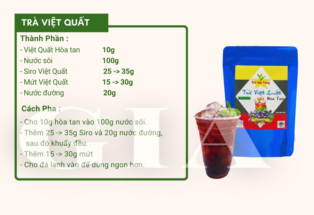Trà hòa tan Sao Vàng gói 500g