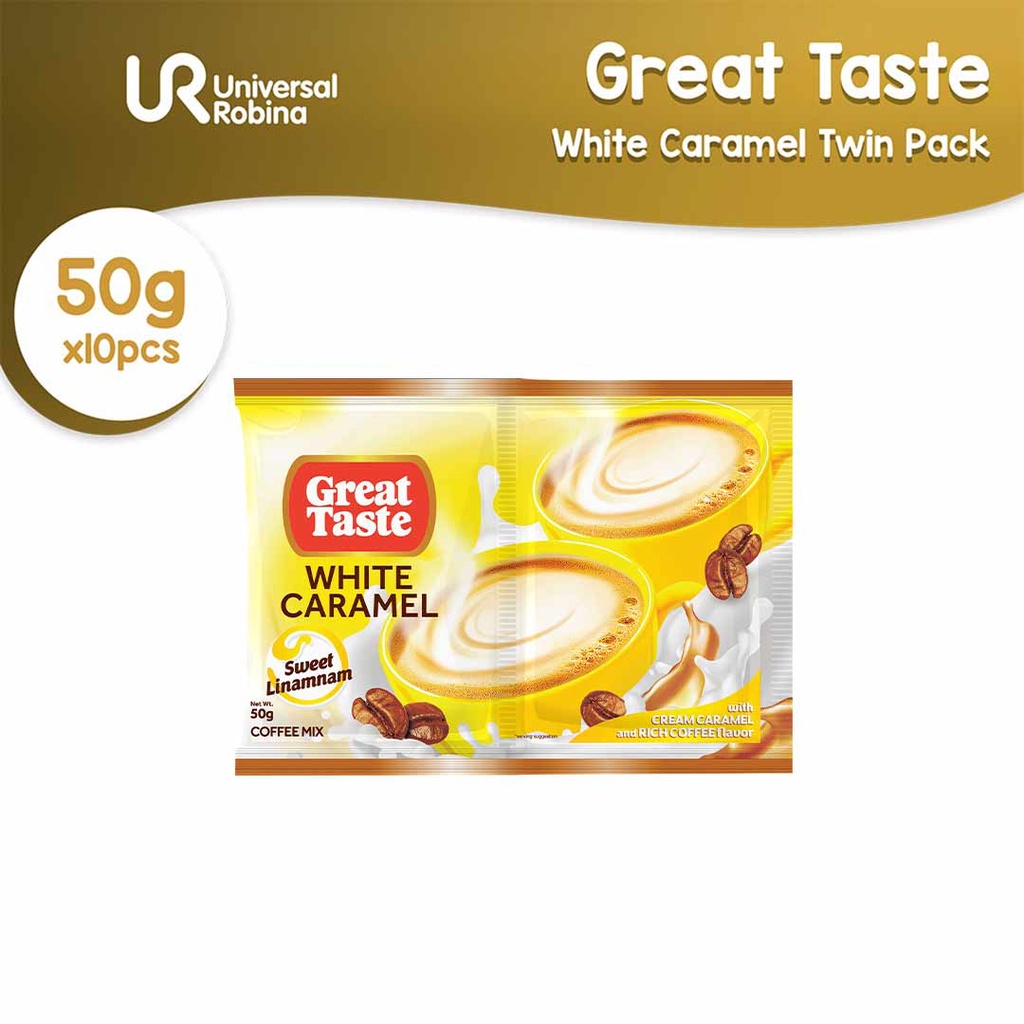 Great Taste White Caramel 3in1 Twin Pack (50g x 10) Lazada PH
