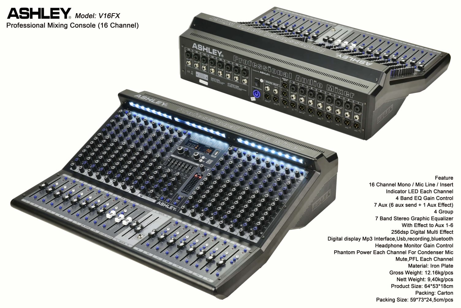 Mixer ASHLEY Type V16/FX/V16FX/V16FX Lazada Indonesia