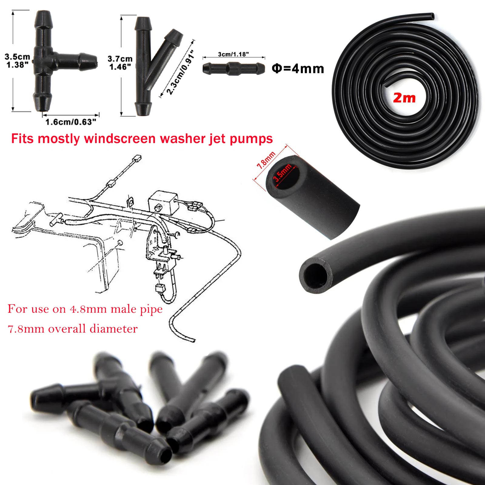 Wiper%20Washer%20Windshield%20Check%20Valve%20Non%20Return%20Hose%20Kit%20For%20Toyota%20Camry%20Hilux%20Corolla%20Avensis%20Prius%208532126020%208532128020%20-%20Image%205