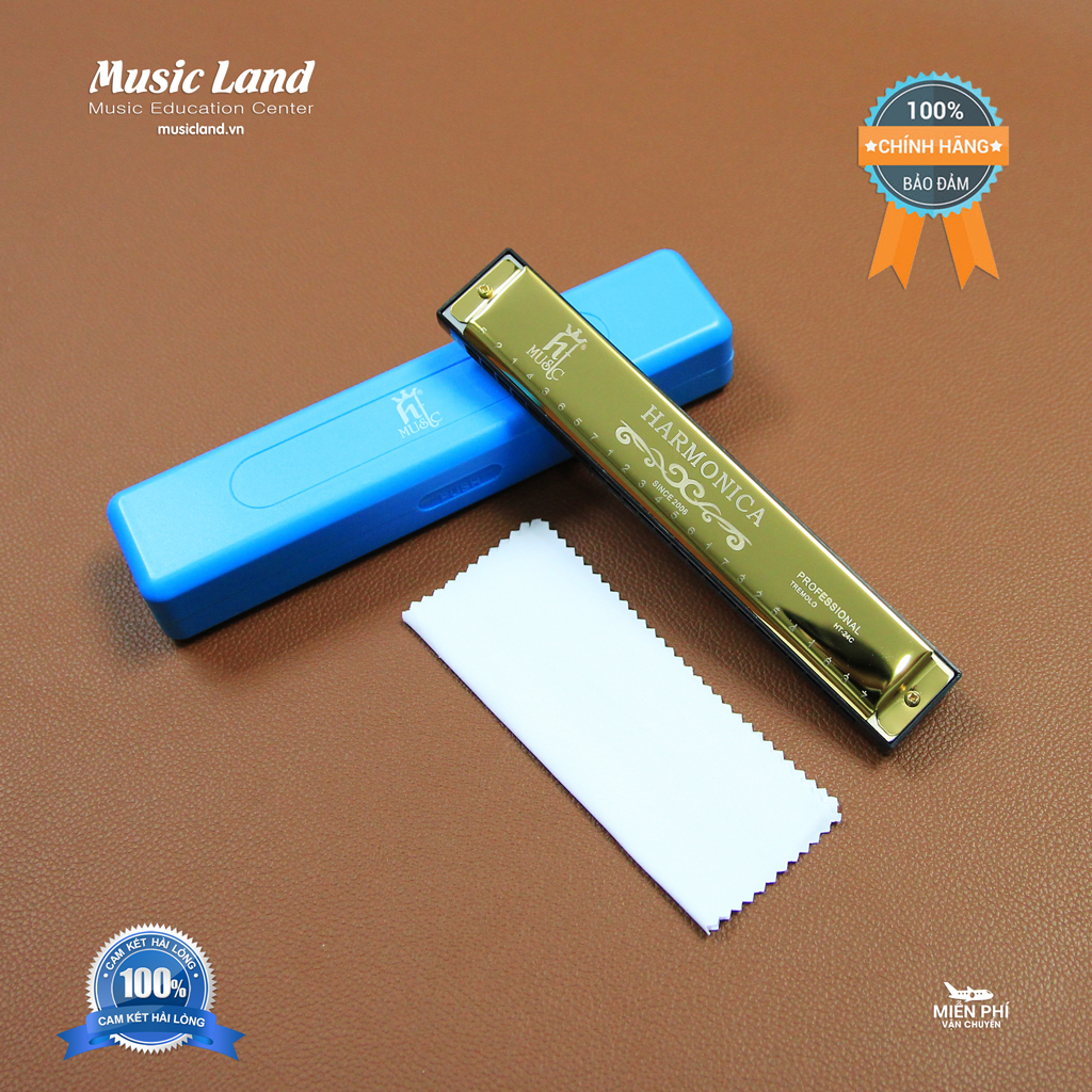 Kèn Harmonica HT-24C – Chính Hãng