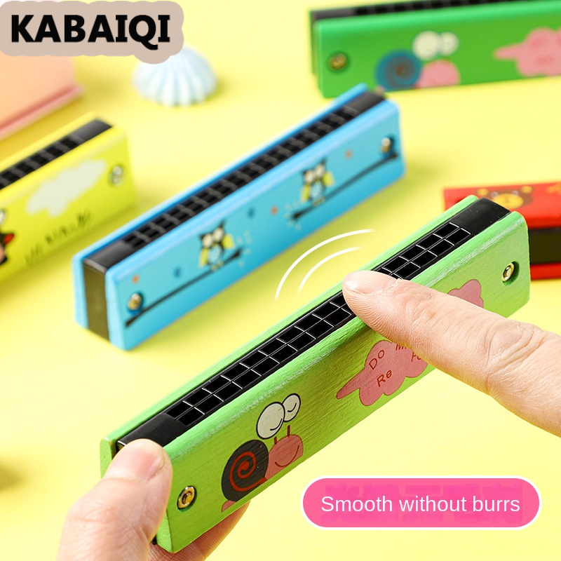 KABAIQI Kèn harmonica Gỗ / Kèn harmonica 16 Lỗ Cho Bé