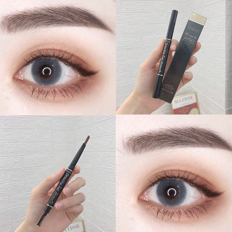 Chì Kẻ Mày 2 Đầu Lameila Double Effect Không Thấm Nước
