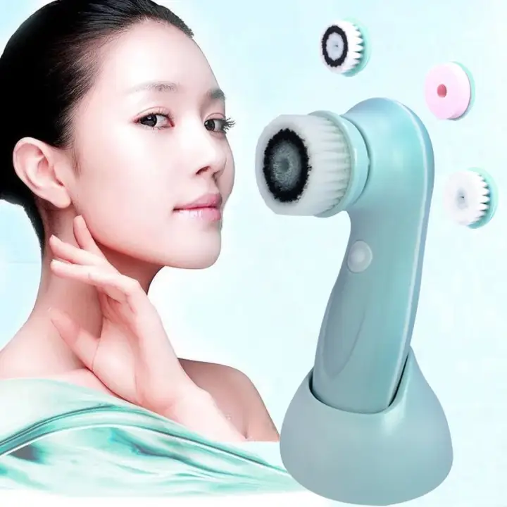 rotating face scrubber
