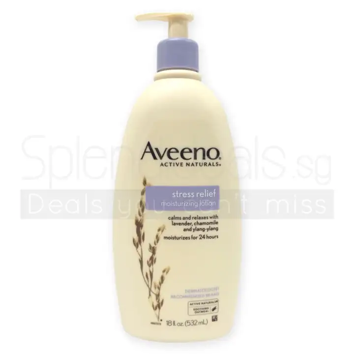 aveeno calming lotion lavender