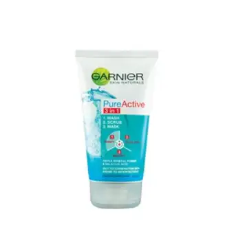 garnier face wash scrub