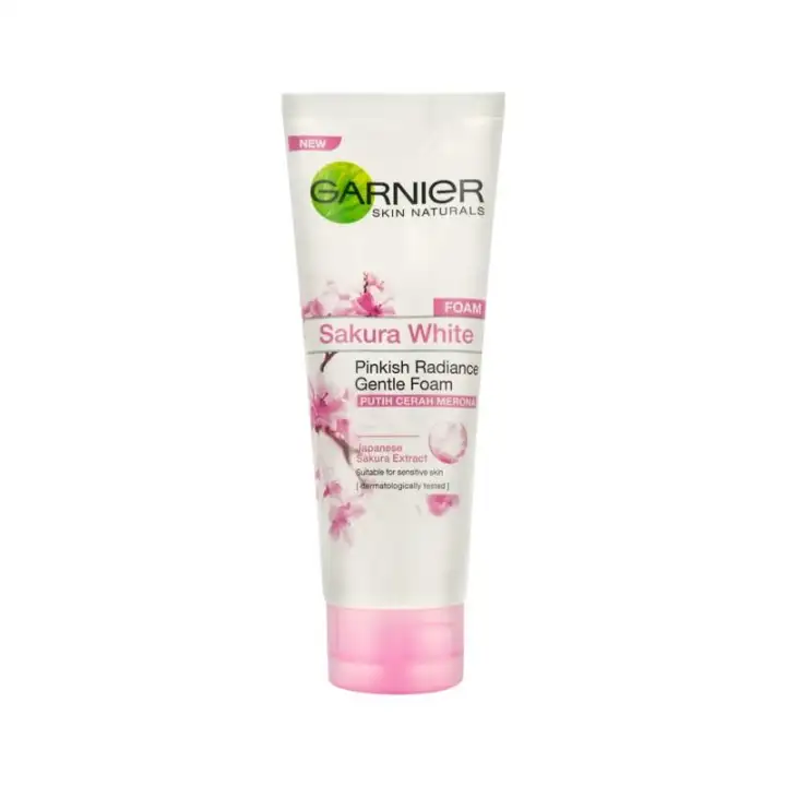 garnier sakura white facial foam