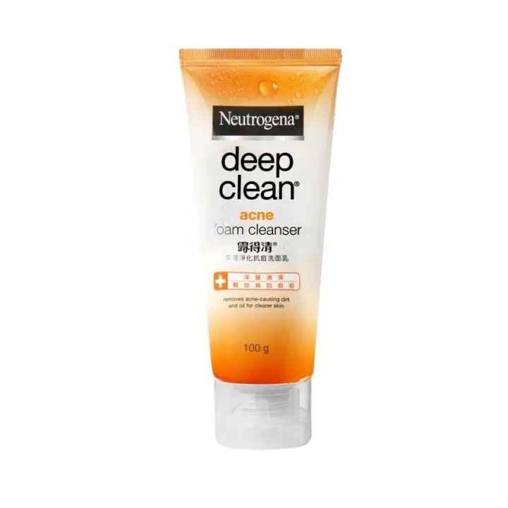 neutrogena acne foam cleanser