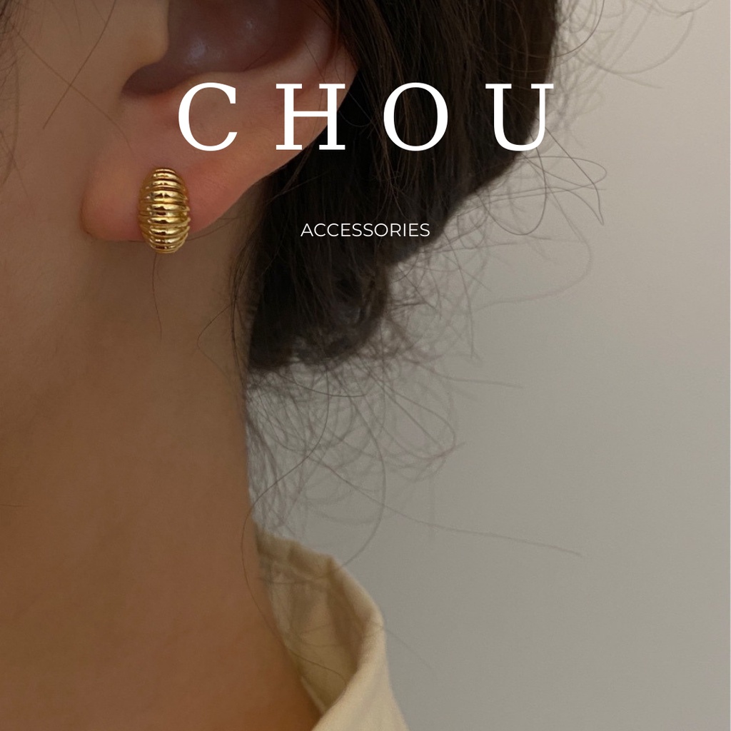 Bông Tai Croissant Mini  | CHOU ACCESSORIES |