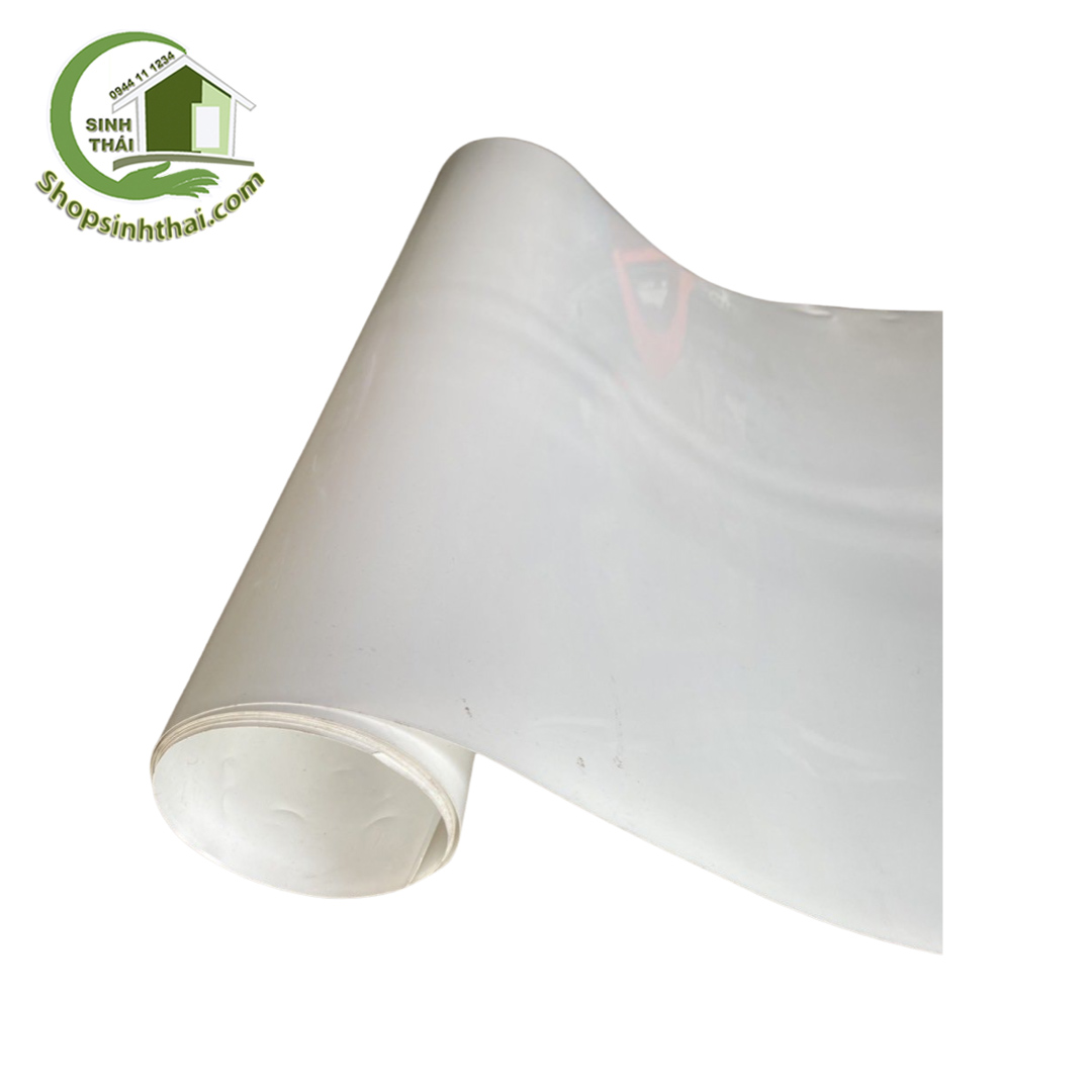 Màng nhựa cứng màu trắng sữa [ 1 mét x khổ 60cm x dày 2,5 zem ]