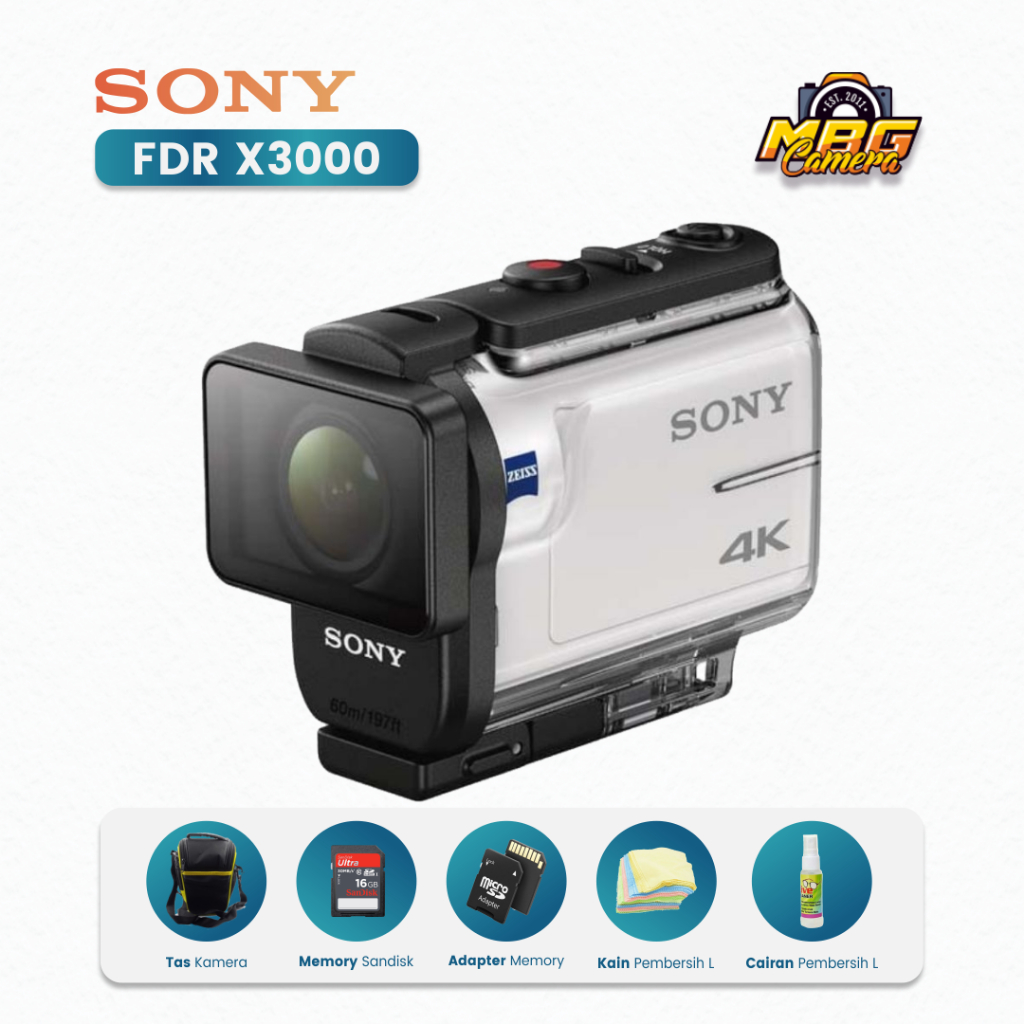 Action Camera Fdr X3000 Accessories SONY FDR X3000 4K Sports