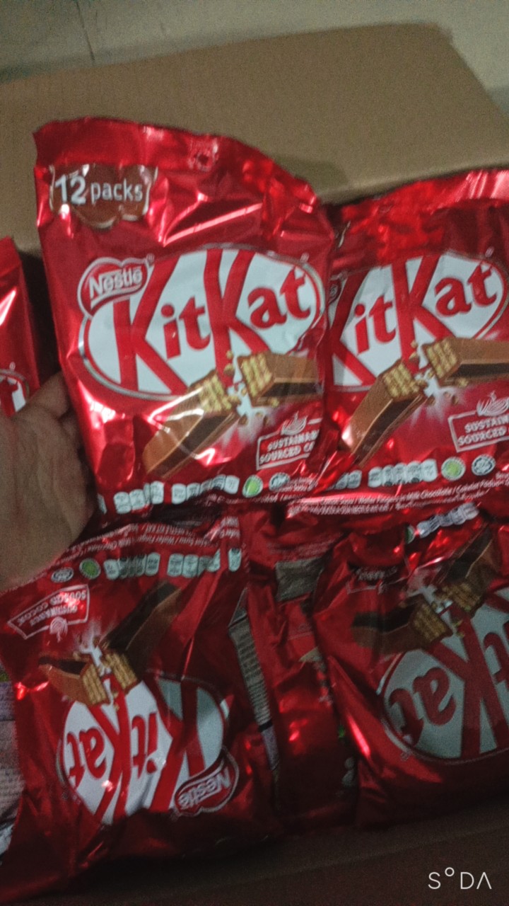 Bánh socola Kitkat Nestle' gói 10thanh 17g
