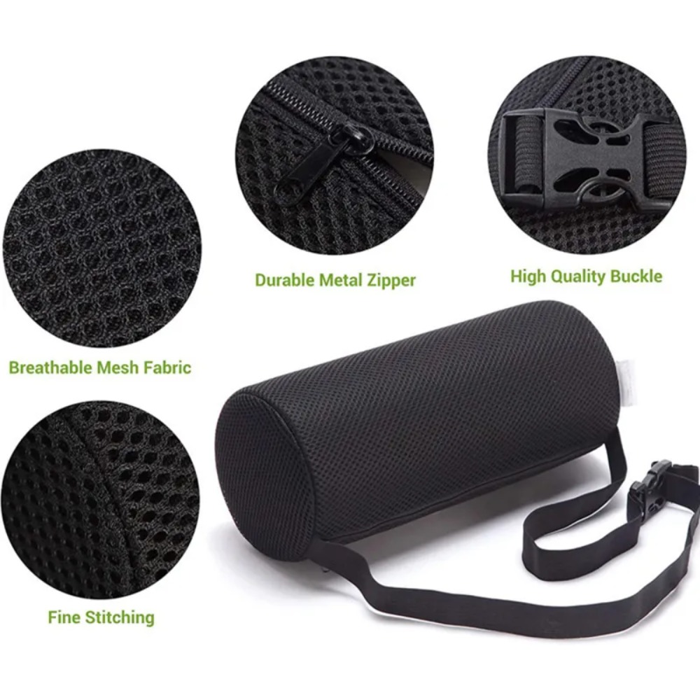Xinyang941727 bông hoạt tính thắt lưng CuộN Ergonomic ngang lưng có thể điều chỉnh gối phổ dựa lưng bảo vệ mặt sau