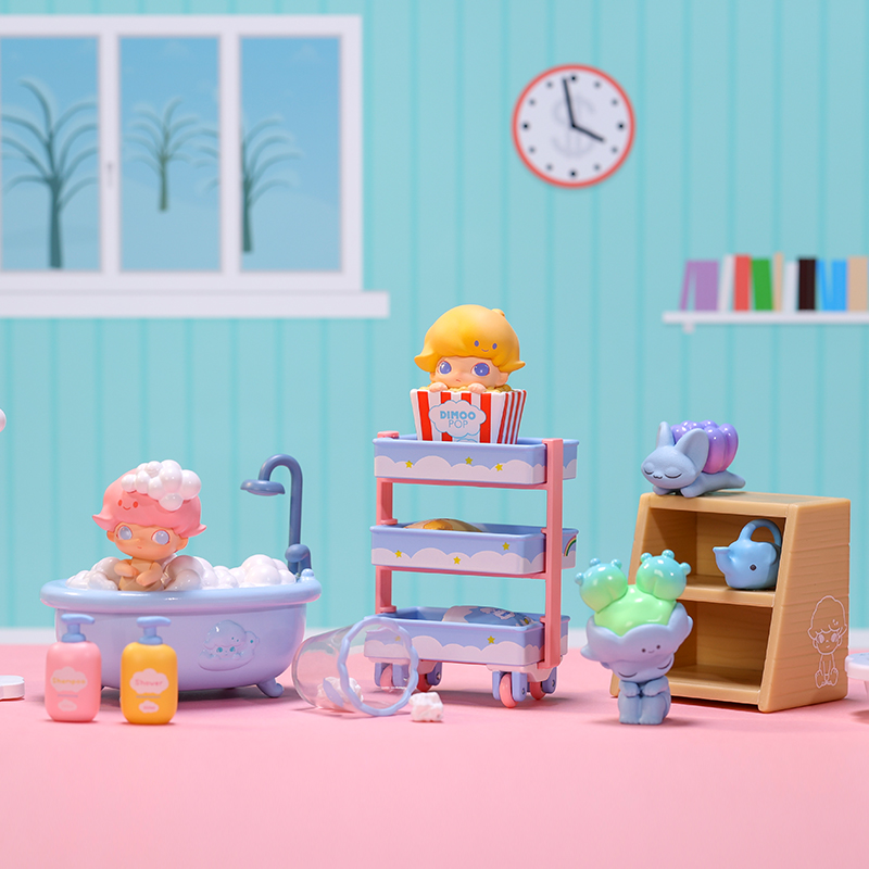 POP MART Figure Toys DIMOO Homebody Series Blind Box