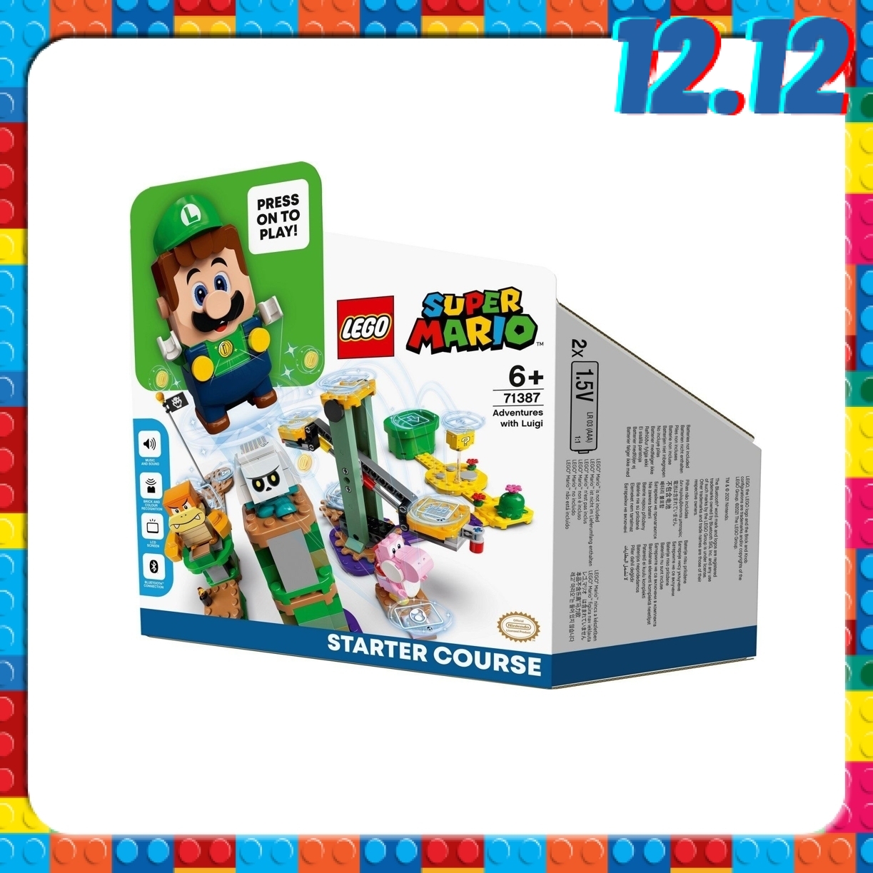 [READY STOCK] LEGO 71387 Super Mario Adventures With Luigi Starter ...