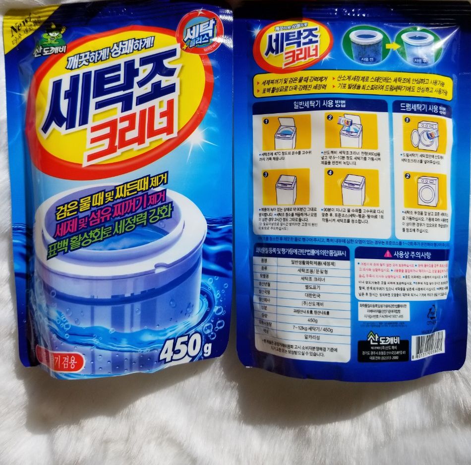 [HCM]Bột tẩy lồng máy giặt Hàn Quốc
