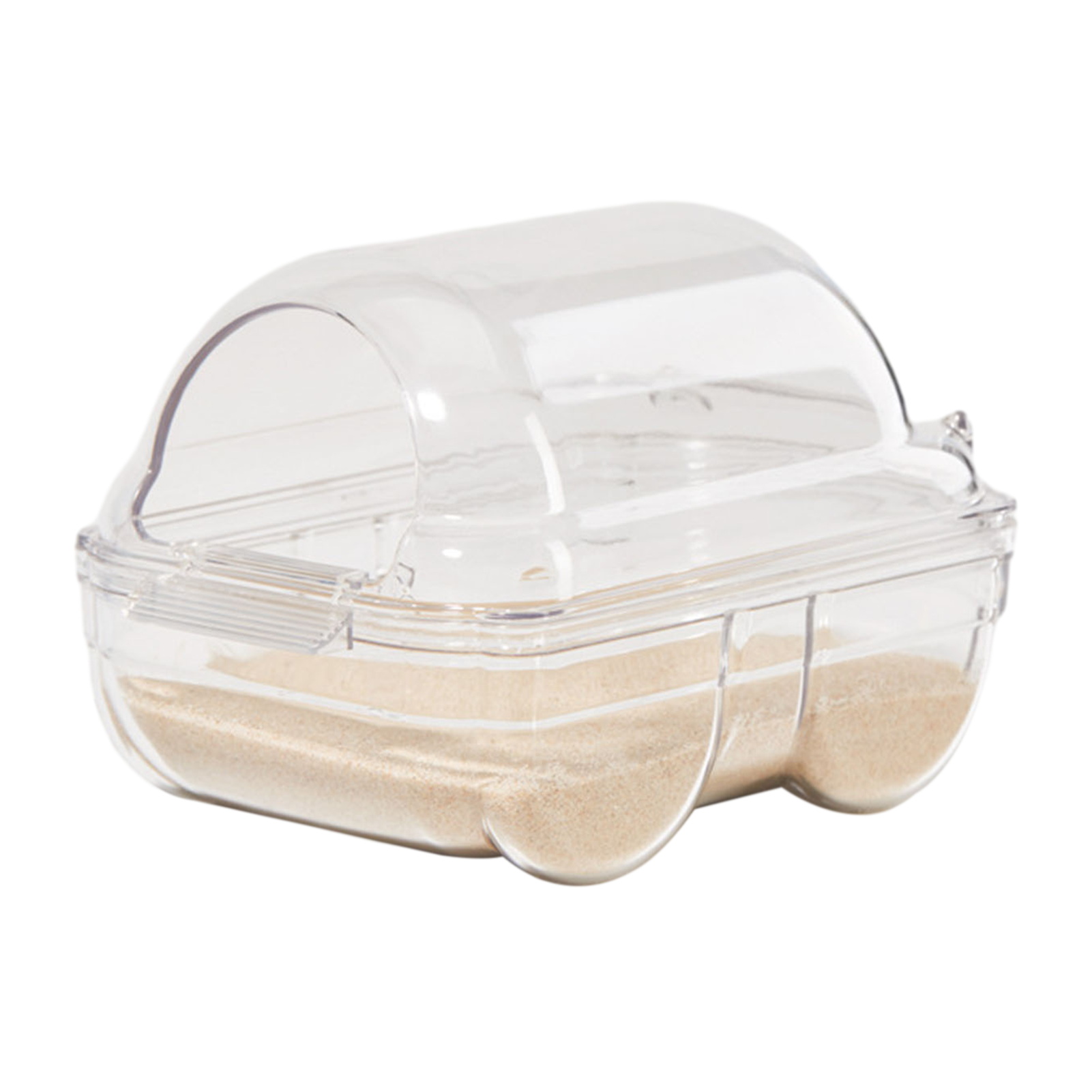 Hamster Sand Bath Pet Hamsters Bathroom Transparent Hamster Bathroom Box Anti-splash Sand Bath for Guinea Pig Cage Hamster Accessories