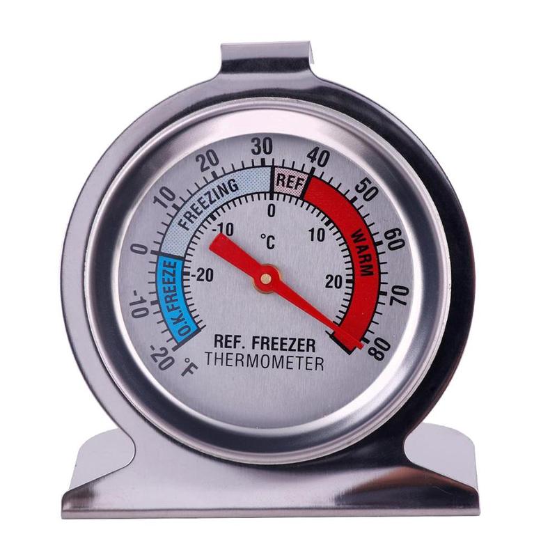 Kitchen Thermometer Stainless Steel Dial For Refrigerator Freezer R9N7 Fridge