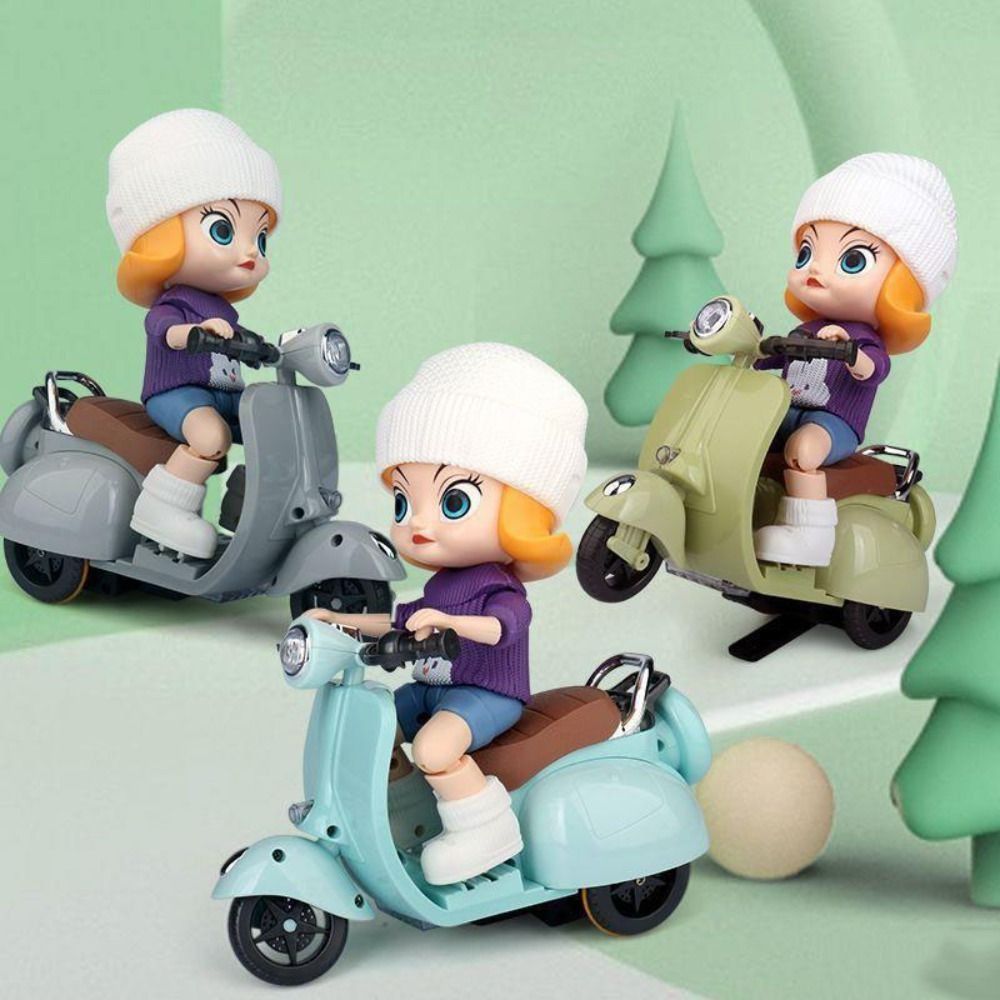 Kids Girls Toys 360 Degree Rotating Labubu Doll Toy Movable Electric ...