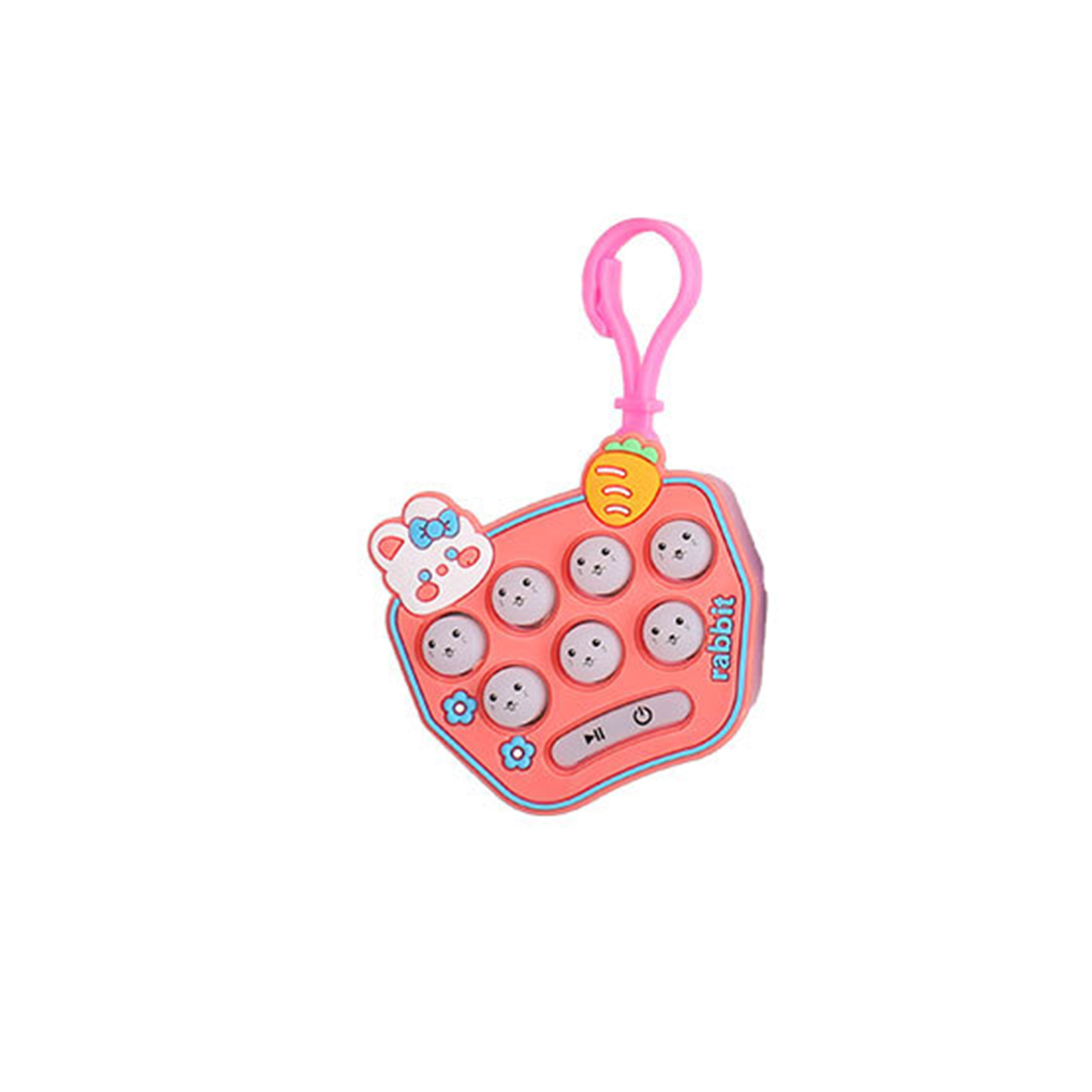 Interesting Push Bubble Toy Cartoon Animal Push Bubble Game Light-up Push Bubble Game Handheld Sensory Fidget Toy for Stress Relief Favorite