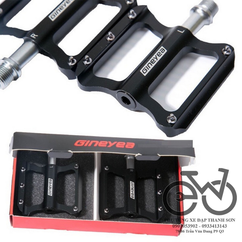 Pedal xe đua gineyea k320 sử dụng bạc đạn | bàn đạp xe đạp thể thao