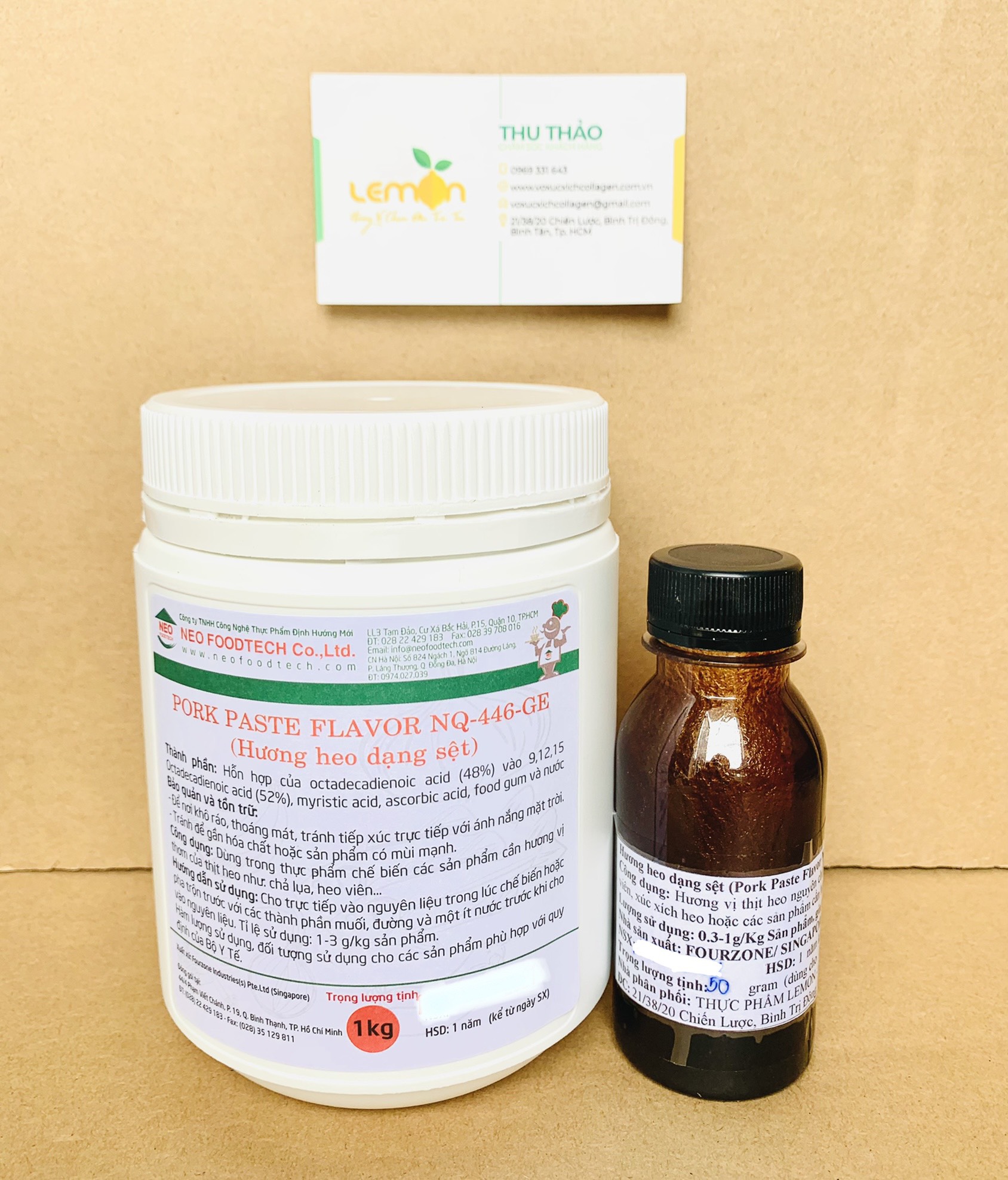 Hương heo dạng sệt - Chuyên dùng cho xúc xích, chả lụa