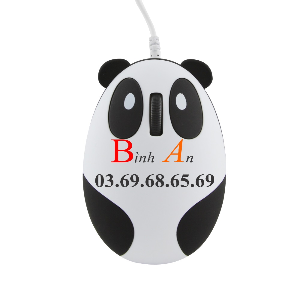 [Có Bảo Hành] Chuột có dây mini Panda Mouse