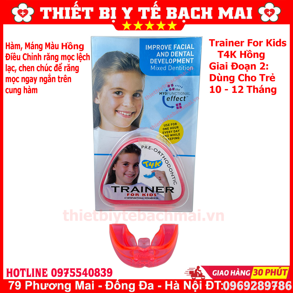 Hàm Trainer Nắn Chỉnh Răng - Dụng Cụ Niềng Răng Tại Nhà Silicon T4K - Hàng Chính Hãng ÚC