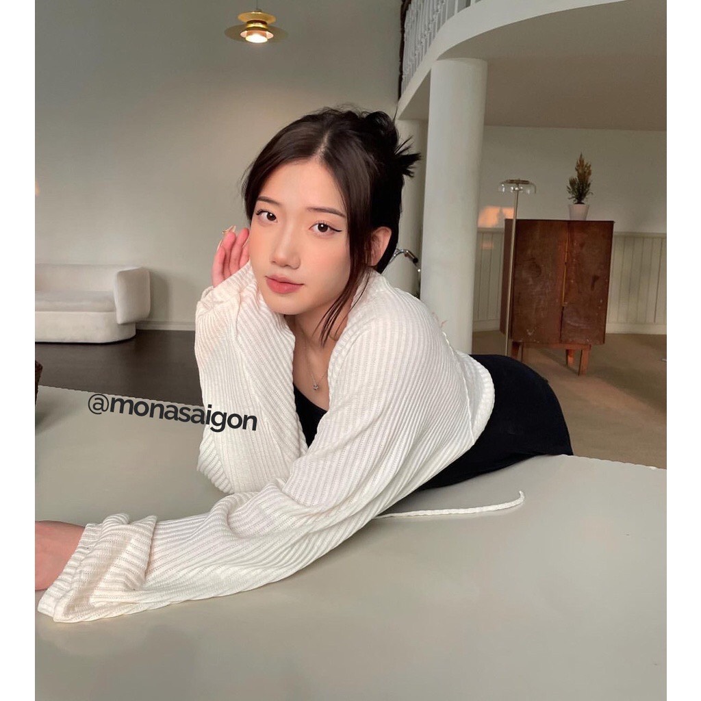 [VOUCHER 12%/149K] Áo cardigan tay dài MONÁ - JENA